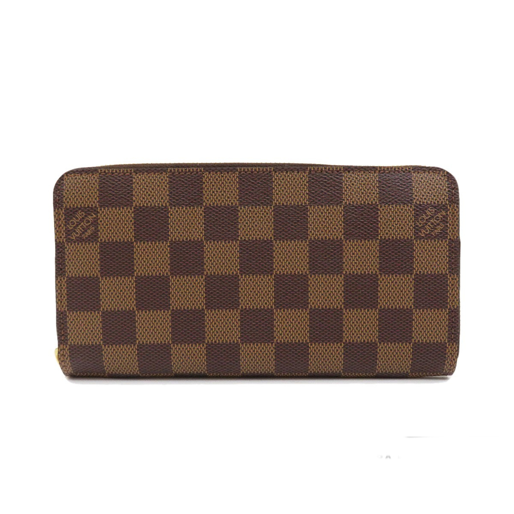 Louis Vuitton Zippy Wallet Old Damier Ebene Long Wallet